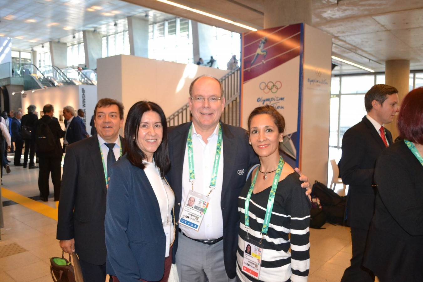 Sra Ana Mieres, Príncipe Alberto II de Mónaco, Sra. Patricia K Pitaluga 