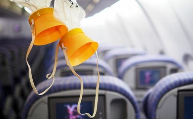 las mascarillas de oxígeno solo tienen capacidad de 15 minutos