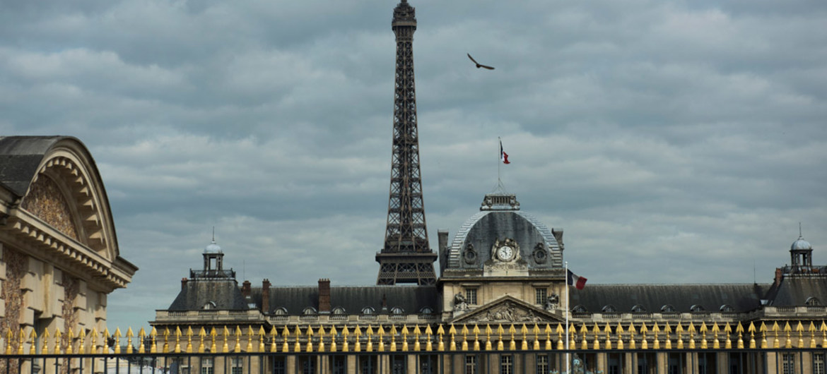 ONU/Mark GartenVista de París, Francia, desde el edificio de la UNESCO.