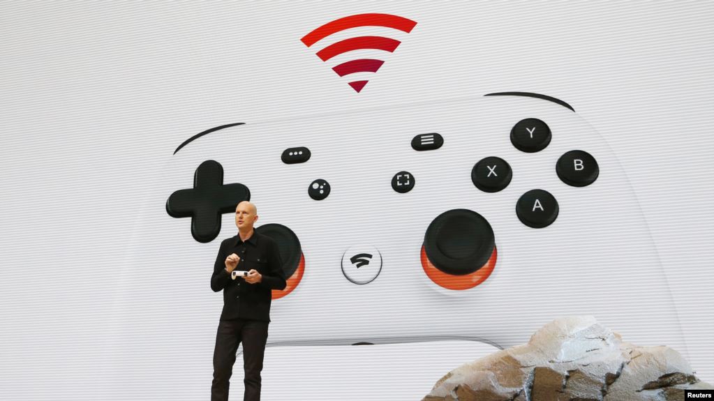 El vicepresidente y gerente general de Google, Phil Harrison, anuncia el nuevo servicio de transmisión de videojuegos Stadia, en la Conferencia de Desarrolladores de Juegos. San Francisco, California, EE. UU., 19-3-19. Foto Archivo Google