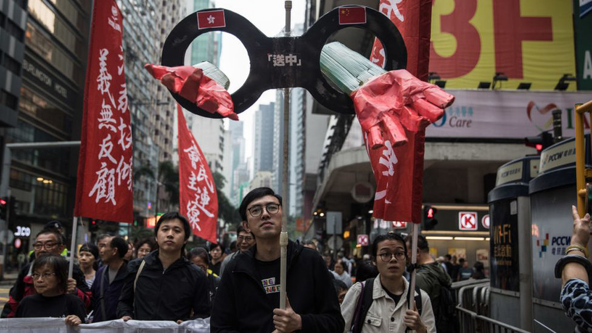 protestas en Taiwán, marzo de 2019
 DALE DE LA REY/Getty Images