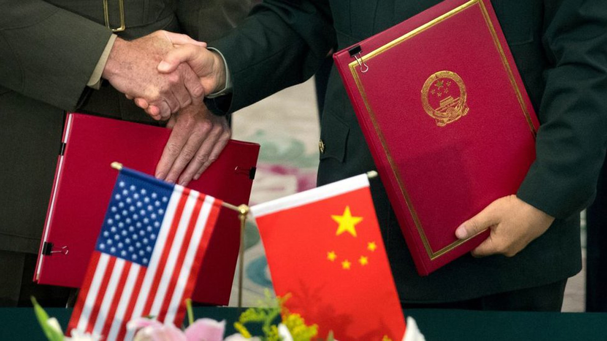 Acuerdo entre EEUU y China , marzo 2019
 AFP/Getty Images