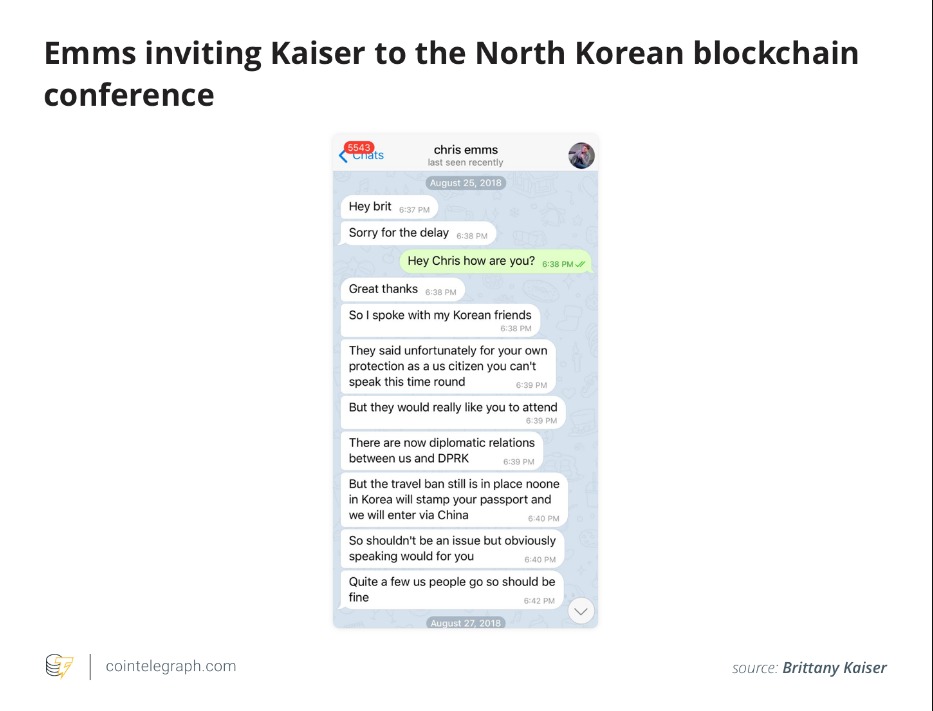 Descubriendo los motivos de la conferencia sobre criptomonedas de Corea del Norte
