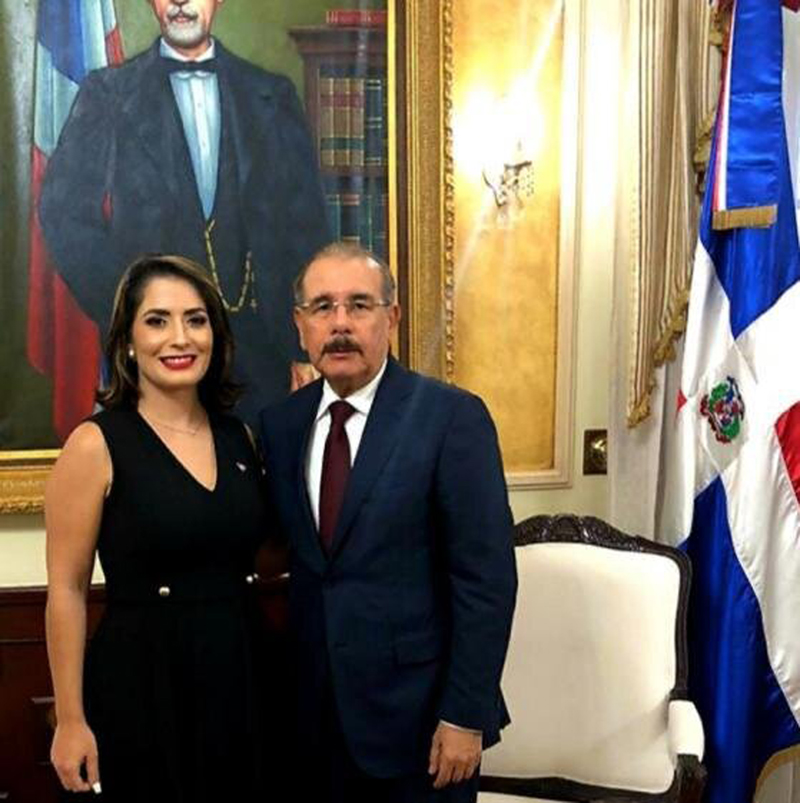 La embajadora de la República Dominicana en Argentina, Marjorie Espinosa
