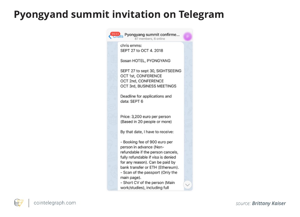 Descubriendo los motivos de la conferencia sobre criptomonedas de Corea del Norte
