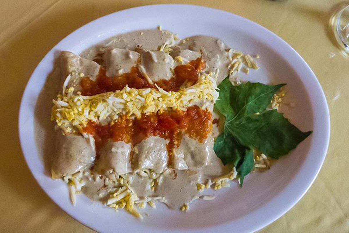 Los papadzules son una especie de canelones