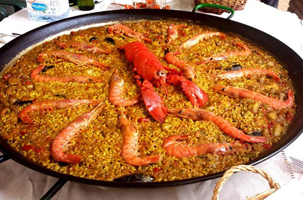 Gastronomía española - arroz con mariscos