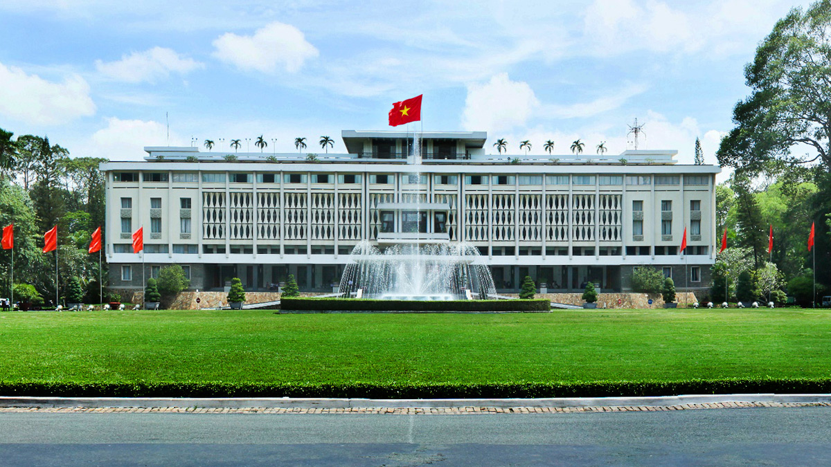 Palacio de la reunificación de Vietnam.