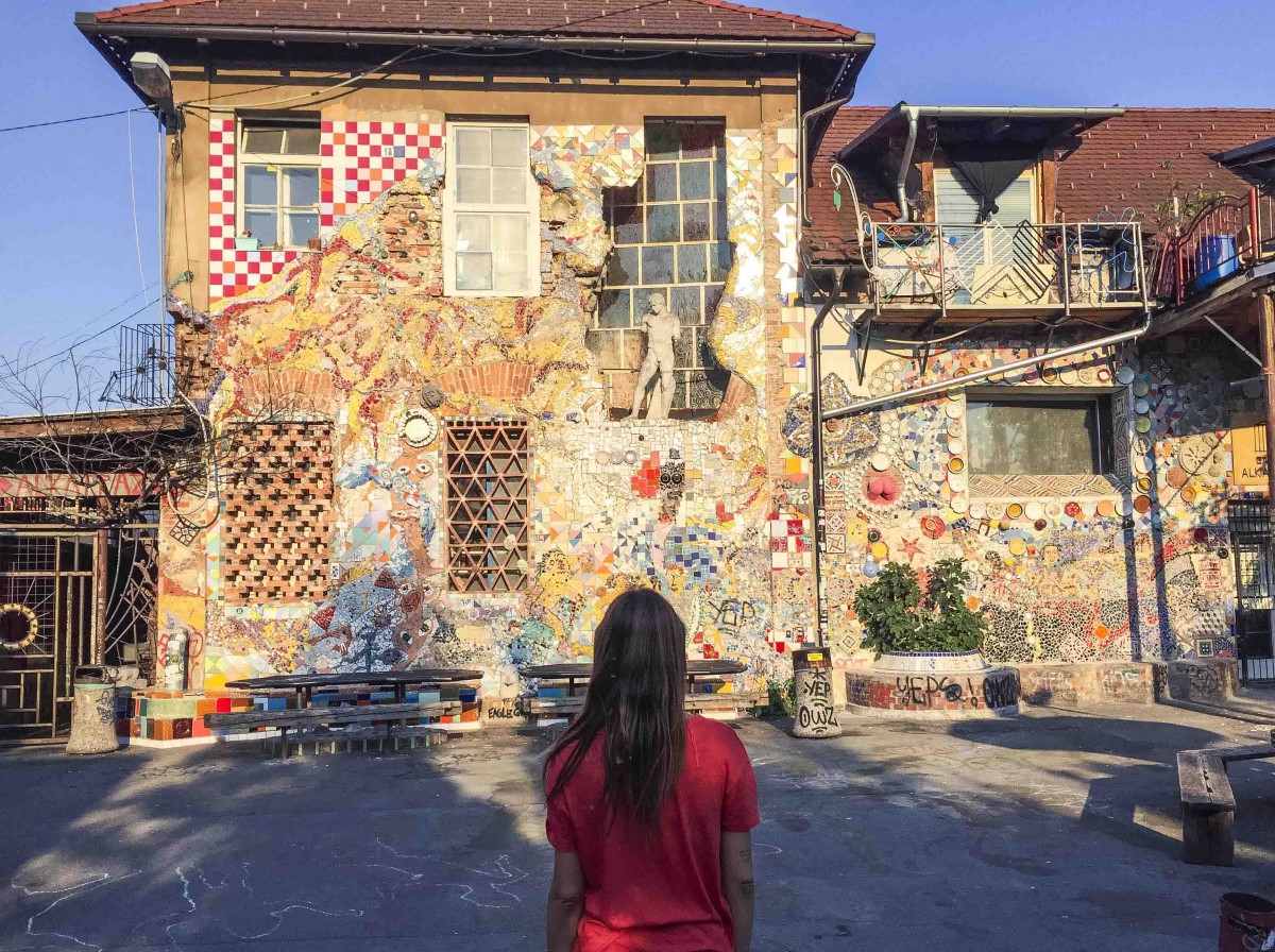 Metelkova, un barrio de arte alternativo Lujbljana, Eslovenia,