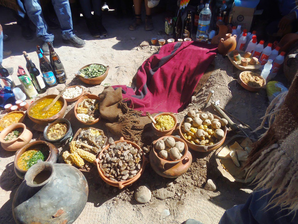 Ofrendas a la Pachamama