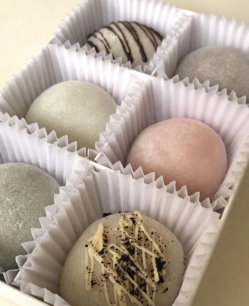 Mochi de diferentes sabores, tradicional japonés o en receta más “occidentales”. Foto: gentileza @tienda_momiji