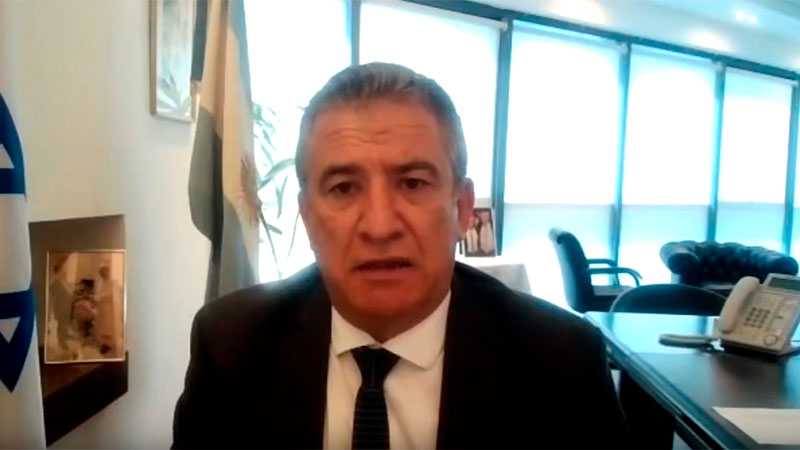 El embajador argentino en Israel, Sergio Urribarri.