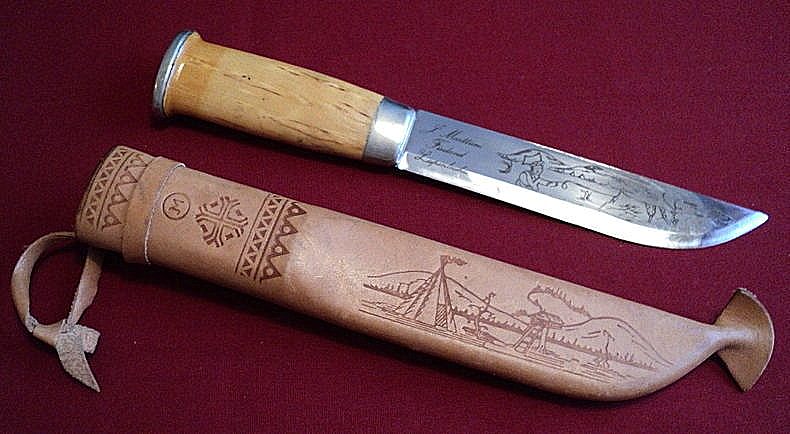 El Leuku escandinavo es el cuchillo tradicional del pueblo Sami