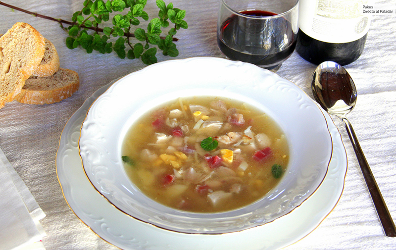 sopa de picadillo en Andalucía