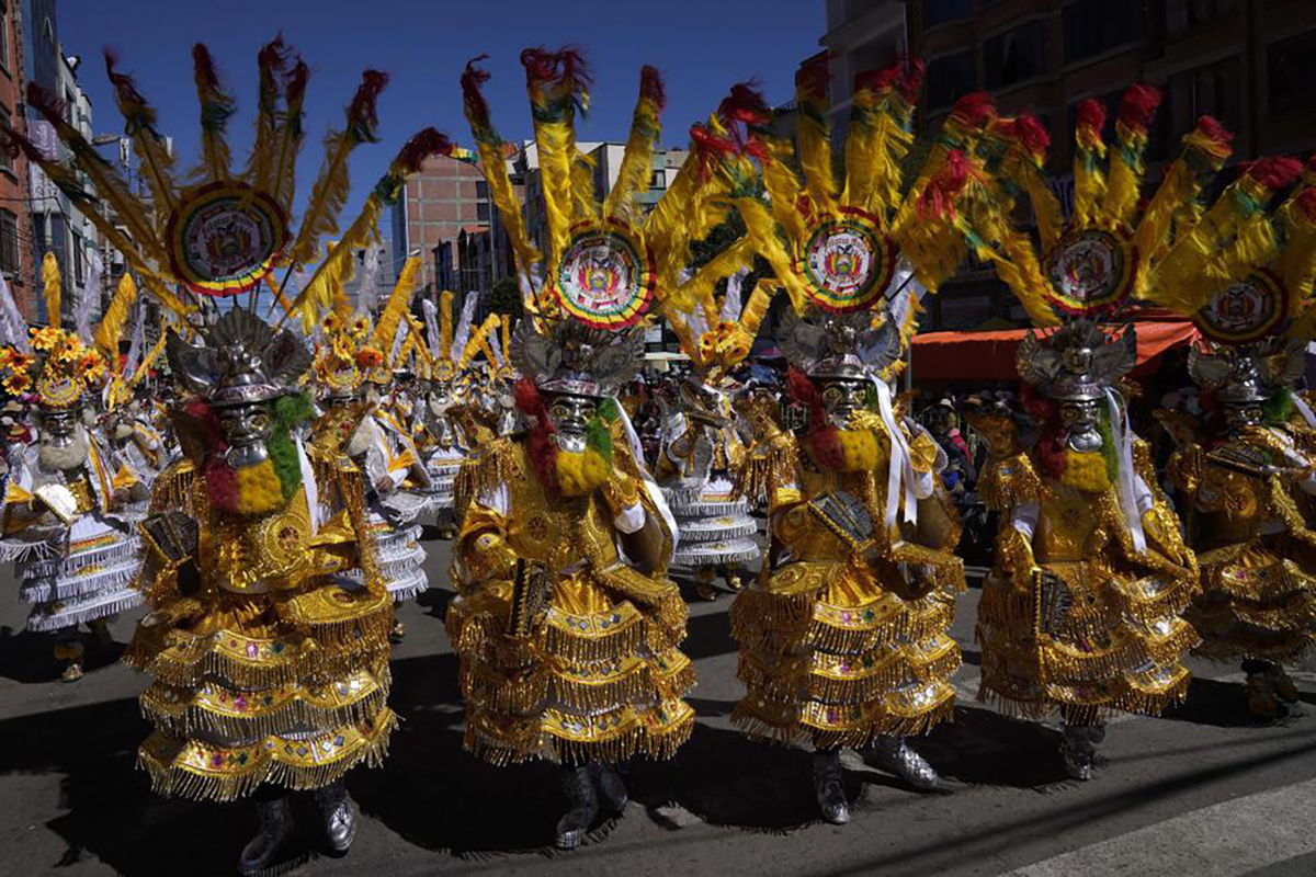 La celebración se realizó en el centro de la ciudad de El Alto, vecina a La Paz. capital de Bolivia