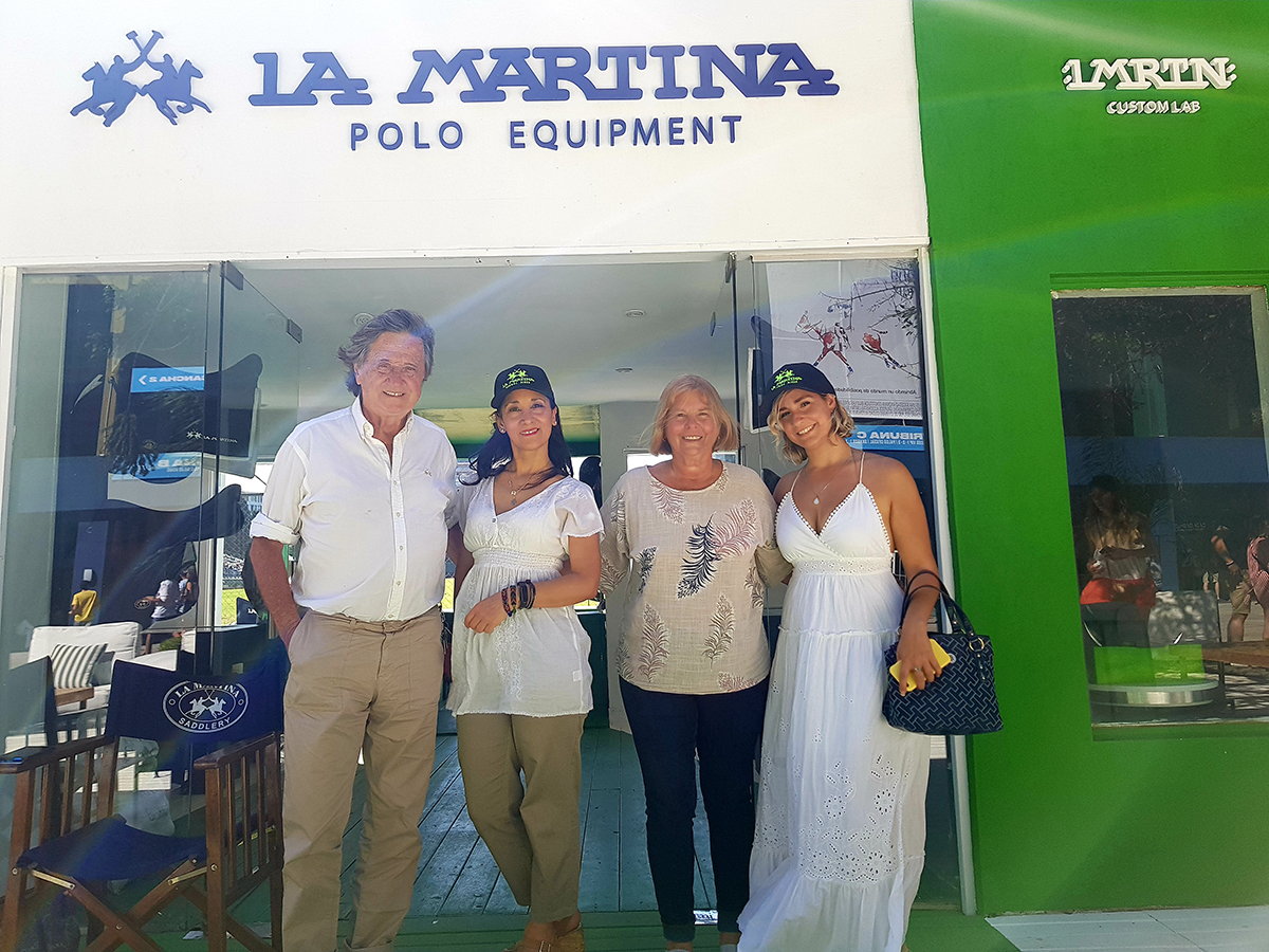 Con Lando Simonetti y Gachi Ferrari, creadores de La Martina.