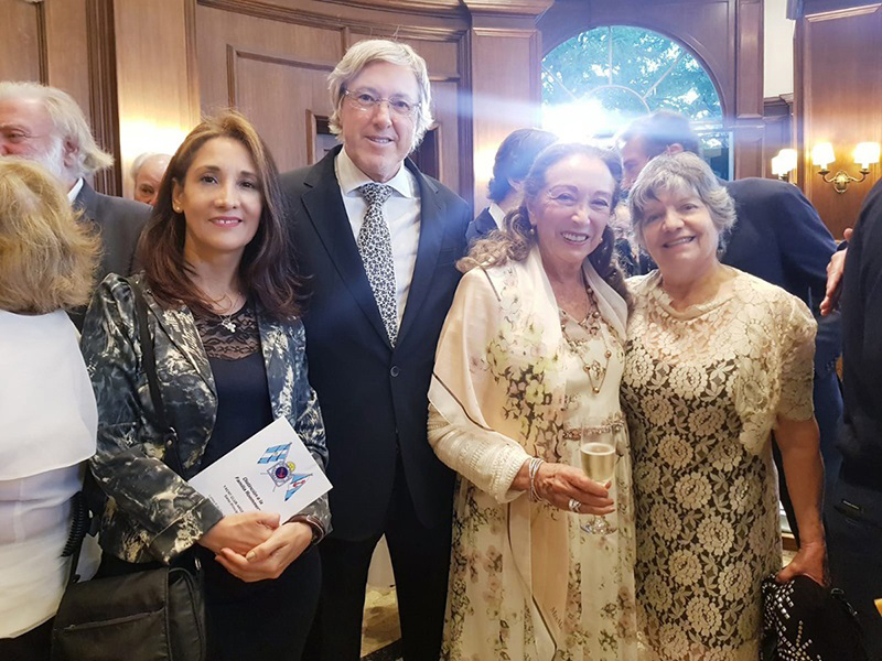 Patricia Pitaluga, Alejandro Roemmers, Hebe Colman de Roemmers y Mabel Gonzalez