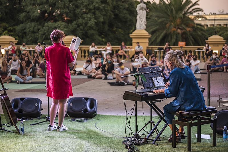 Música en terrazas y jardines de Baires