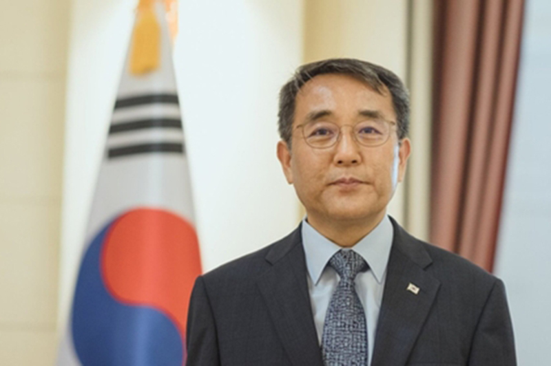 El embajador de Corea del Sur ante Argentina, Jang Myung-soo