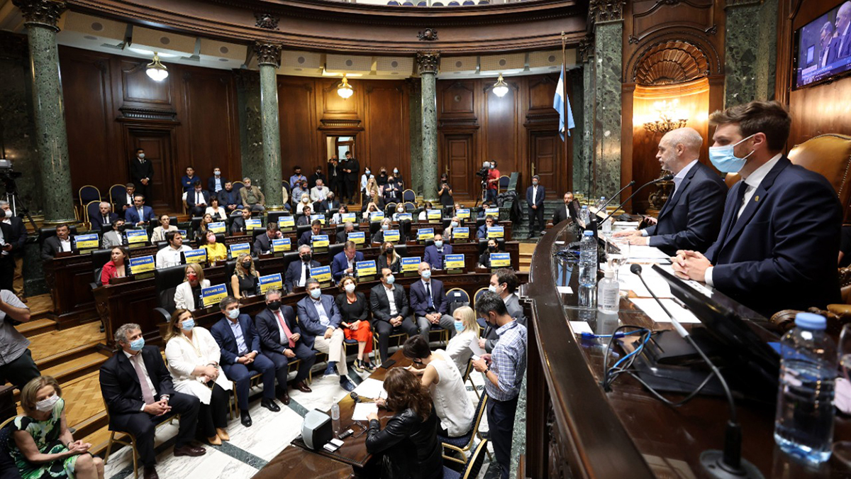El Jefe de Gobierno porteño, Horacio Rodríguez Larreta, inauguró el nuevo período de Sesiones Ordinarias de la Legislatura