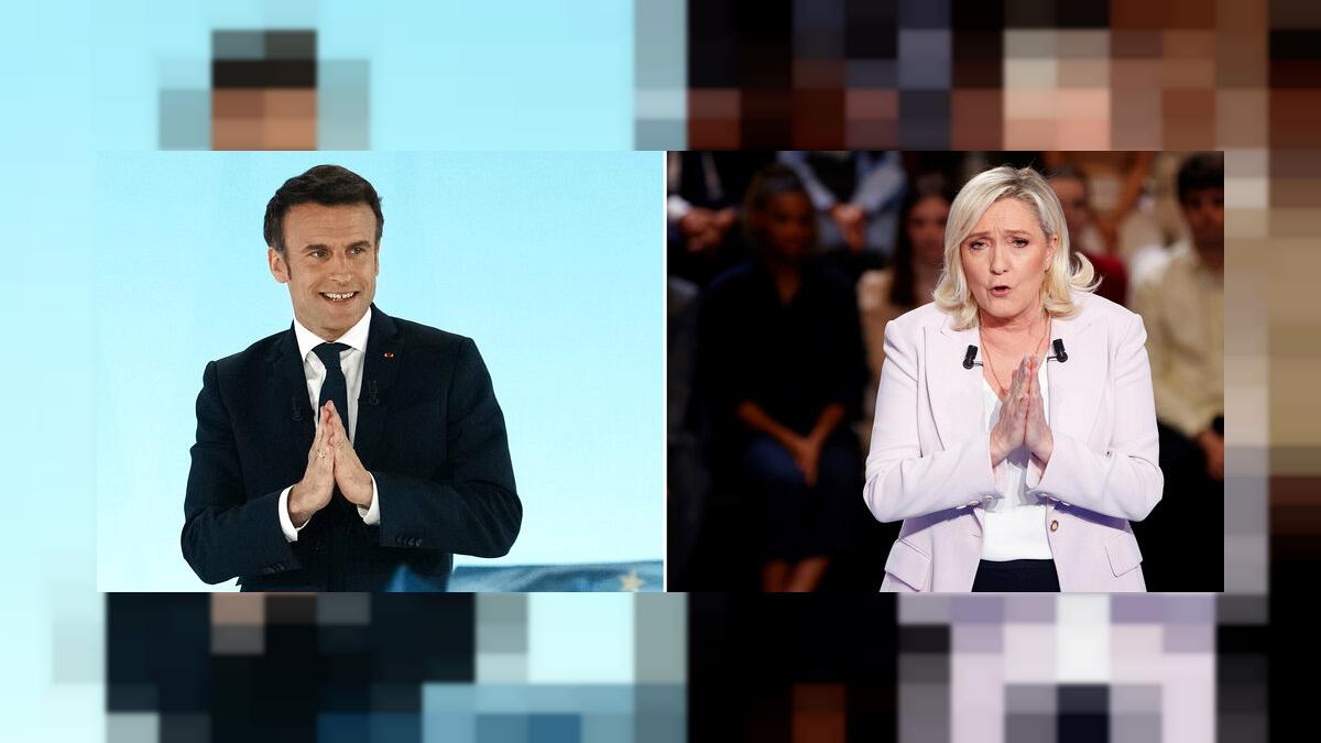 Macron y Le Pen inician la reñida carrera final