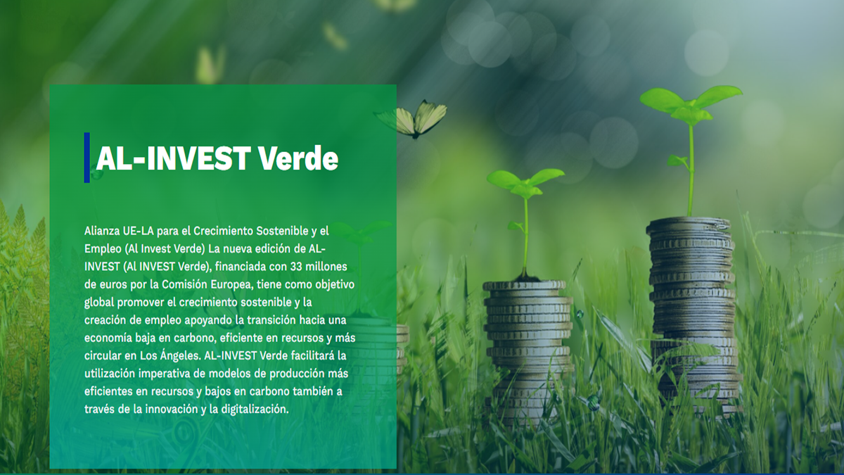 Convocatoria de la Alianza UE-LA para el Crecimiento Sostenible y el Empleo - AL INVEST Verde