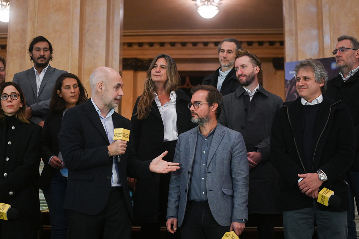 El jefe de Gobierno porteño, Horacio Rodríguez Larreta, presentó BA Producción Internacional