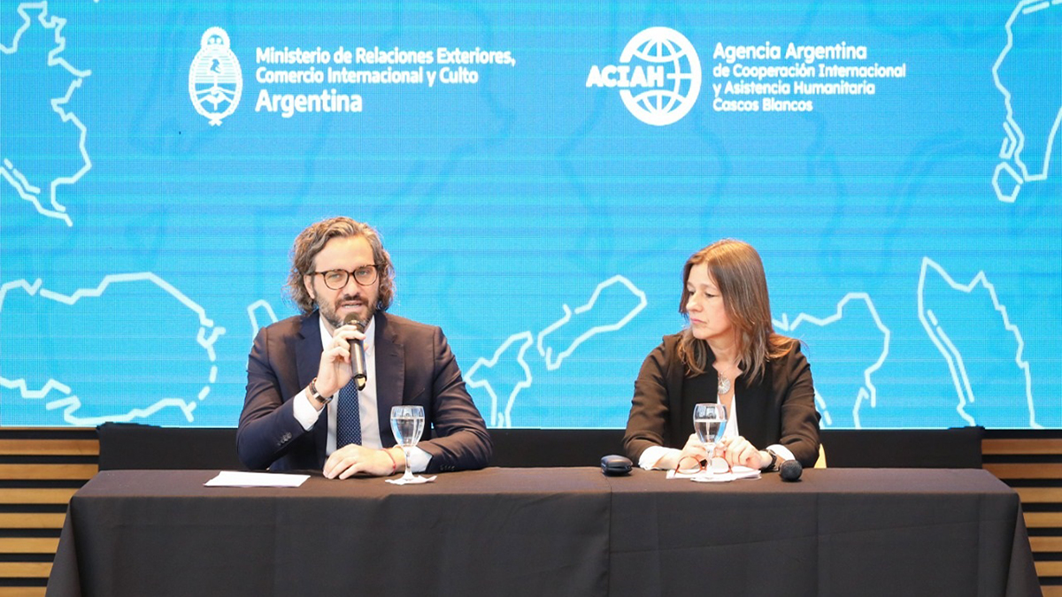 Relanzamiento de la Agencia Argentina de Cooperación Internacional y Asistencia Humanitaria - Cascos Blancos