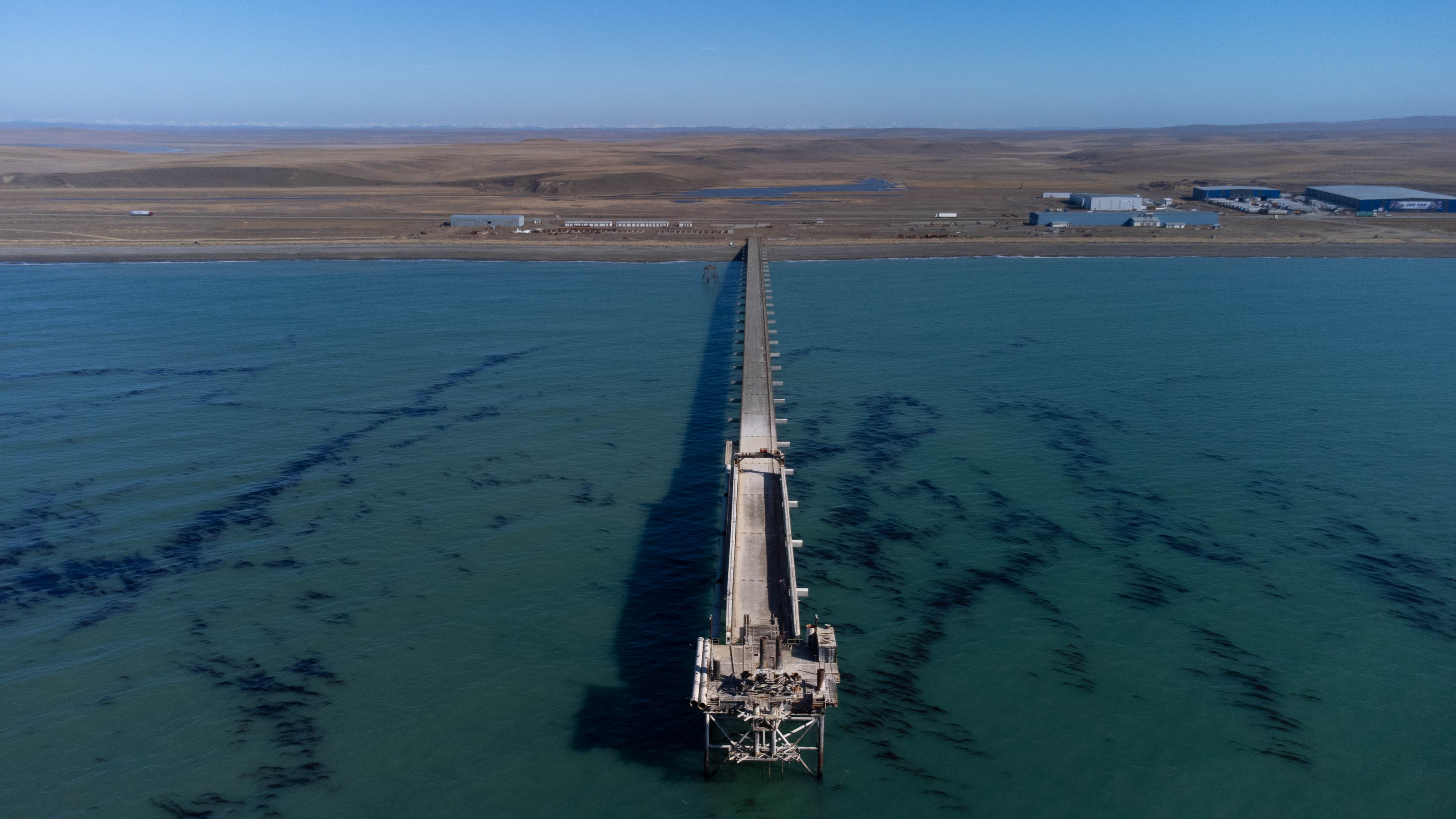 El primer puerto de Río Grande que comenzó a construir la provincia de Tierra del Fuego y que también, como el chino, quedó abandonado