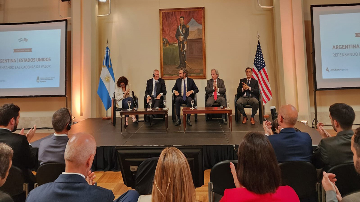 Foro empresario Argentina-Estados Unidos: Repensando las Cadenas de Valor