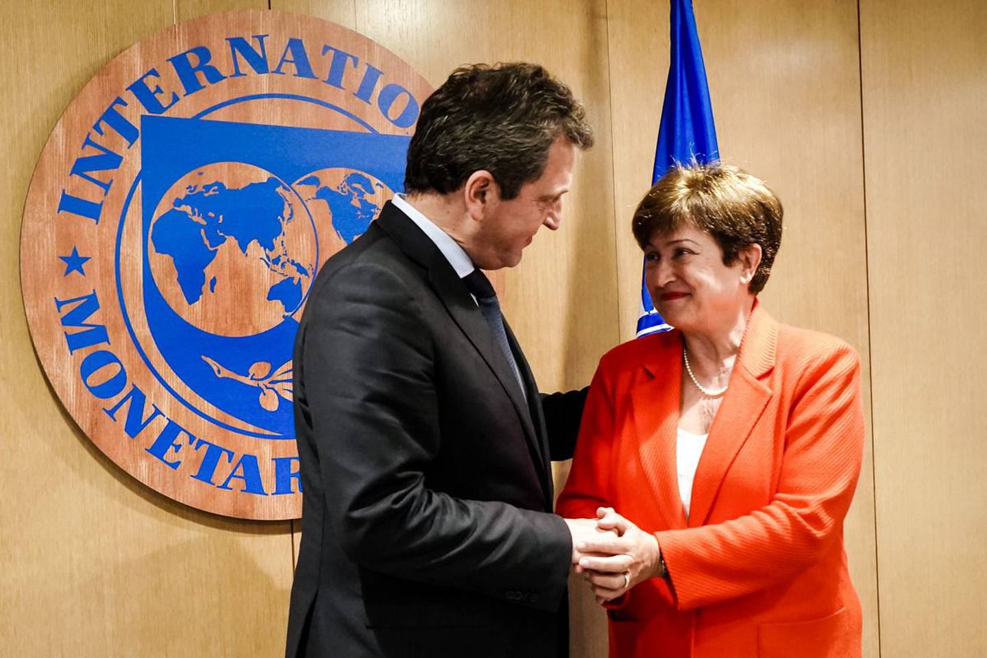 <strong>Massa y Georgieva</strong>El ministro de Economía fue recibido en Washington por la titular del FMI(Ministerio de Economía)