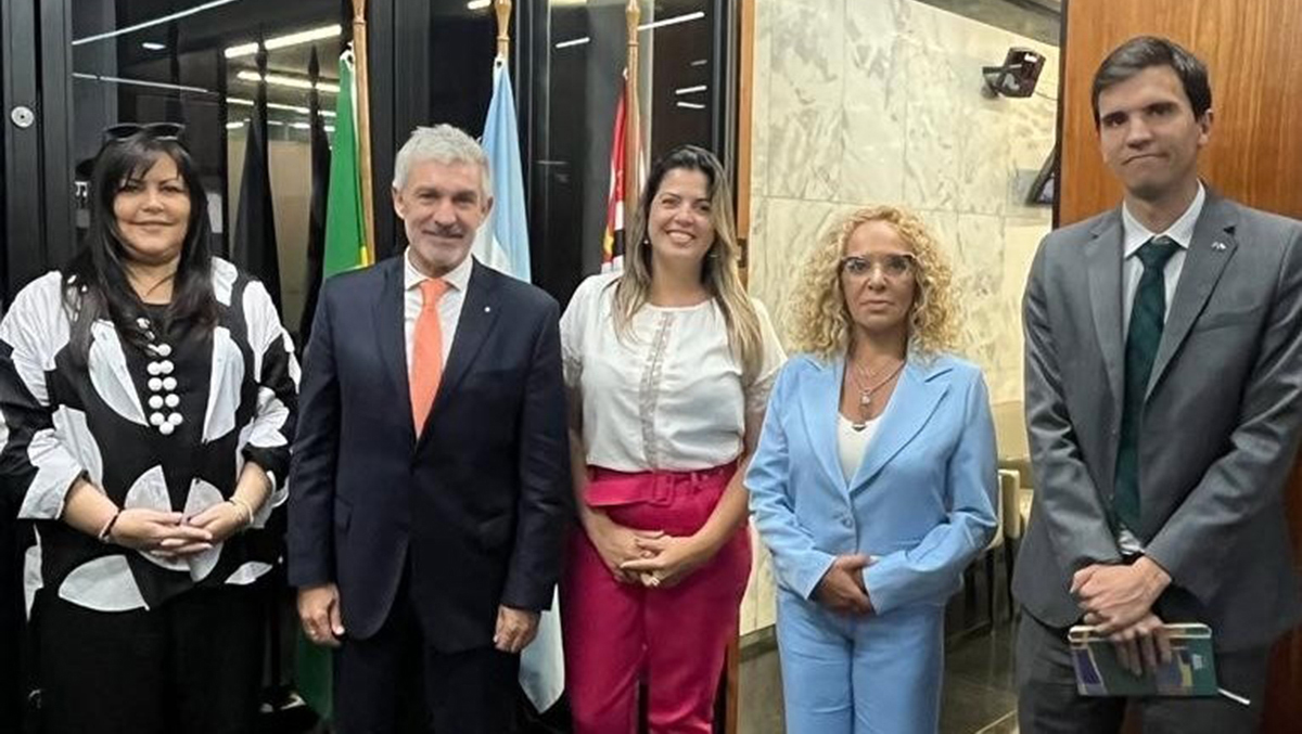 Adriana Nofal, quien es academista olímpica y Presidenta de la Fundación Misión Deportiva además de Verónica Palazzini y Joaquín Pereyra, ambos apoderados de la Asociación de Corredores de Turismo Carretera (ACTC).