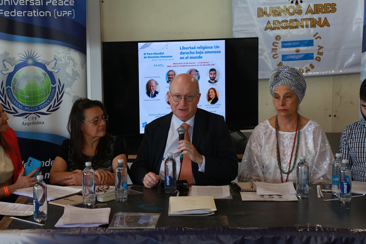 Massimo Introvigne, sociólogo italiano autor de decenas de libros y consultor y conferencista internacional sobre libertad religiosa
