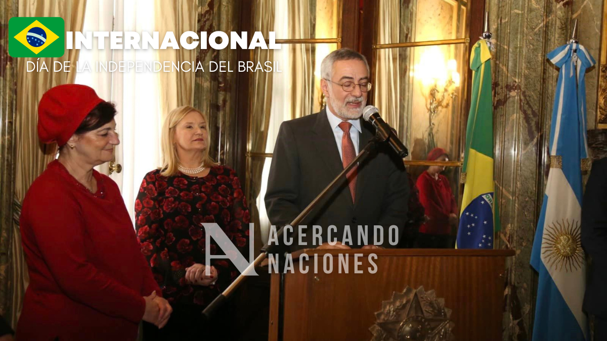 El 7 de septiembre se celebraron los 201 años de la Independencia de Brasil en una emotiva recepción que tuvo lugar en el Palacio Pereda