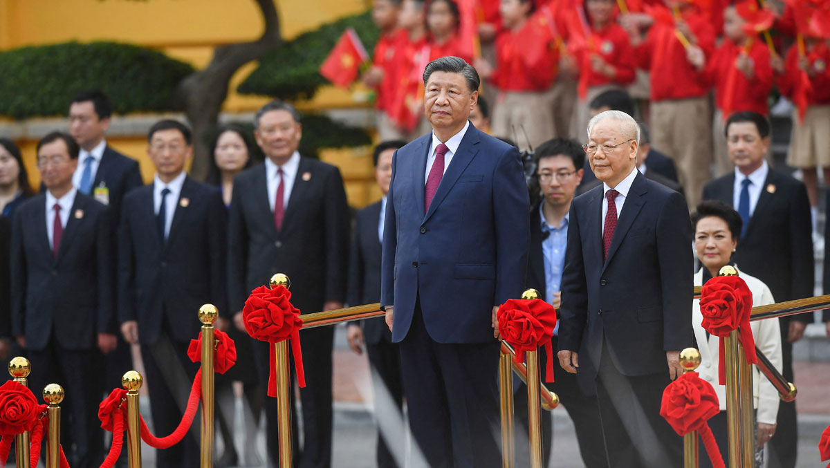Vietnam y China, un mayor acercamiento (Photo by Nhac NGUYEN / POOL / AFP)