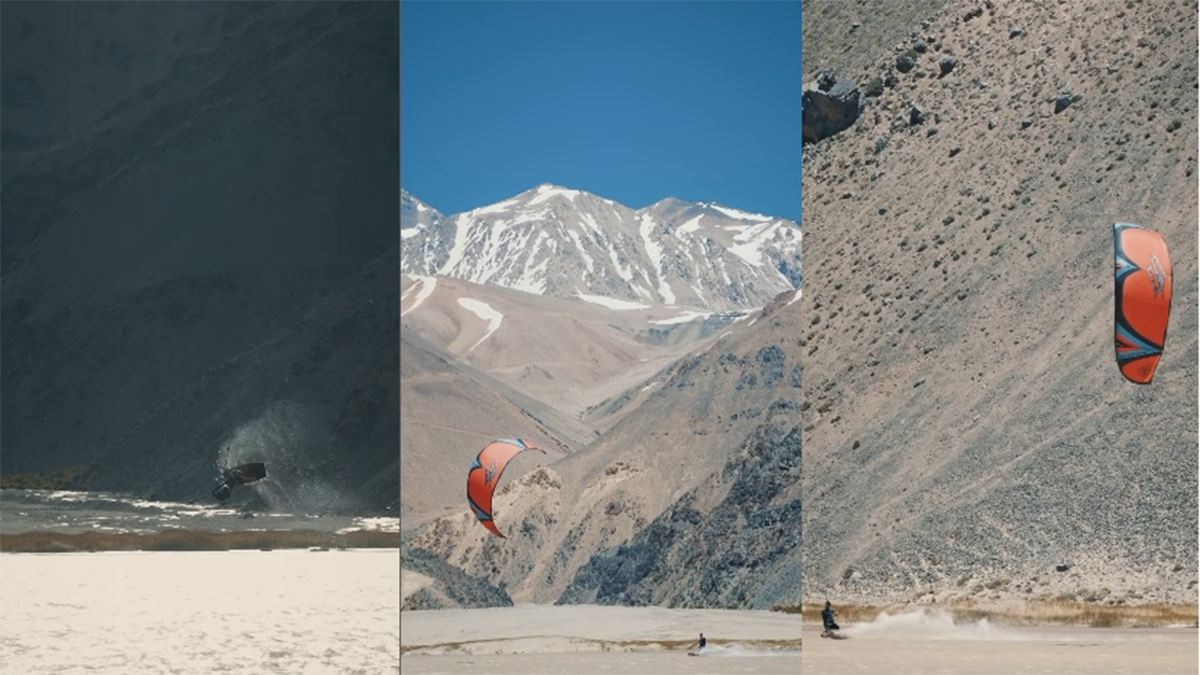 Volar cerca del cerro Mercedario: Calingasta promoverá el kitesurf en la hipnótica Laguna Blanca