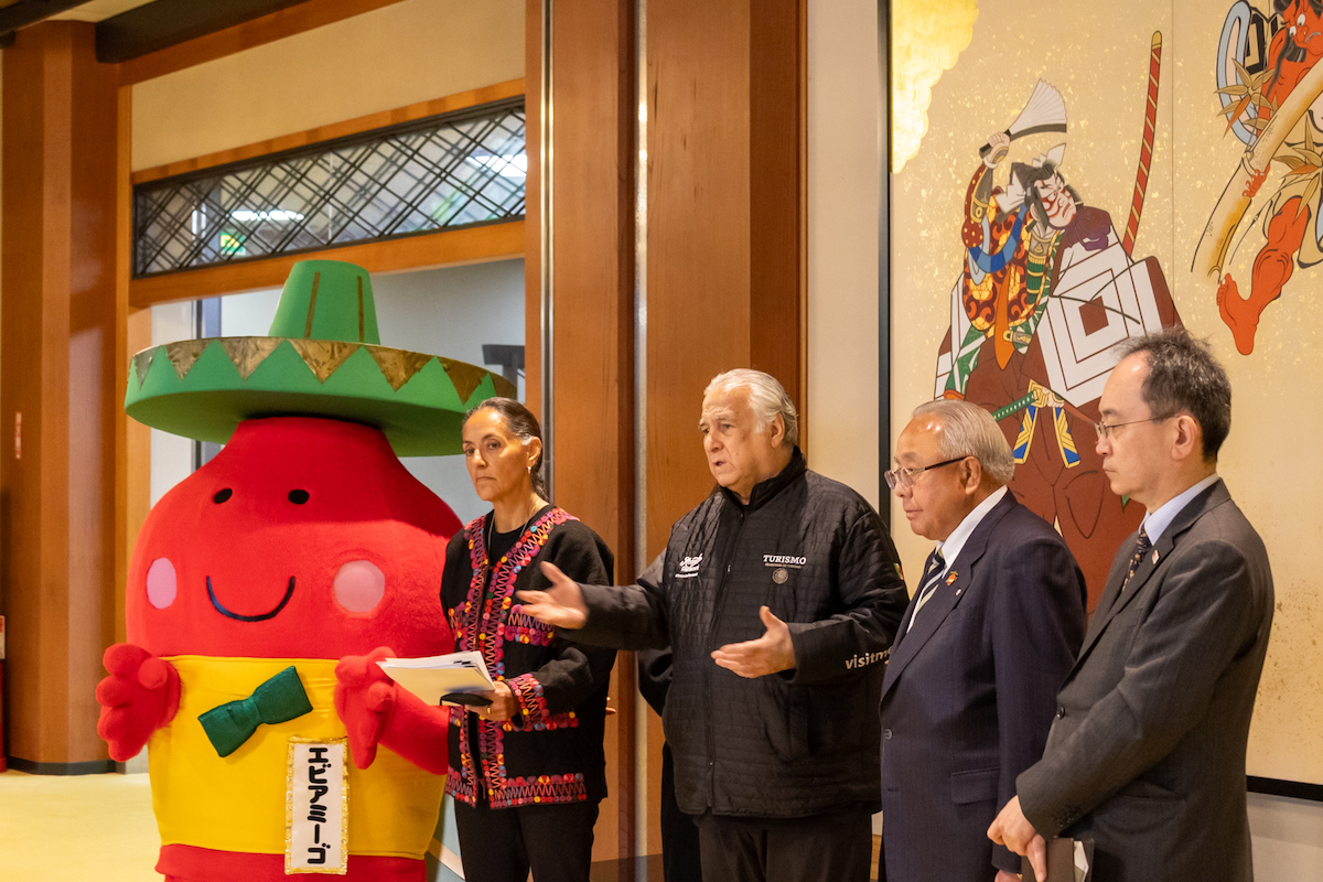 El Ministro de Turismo de México en Japón 
