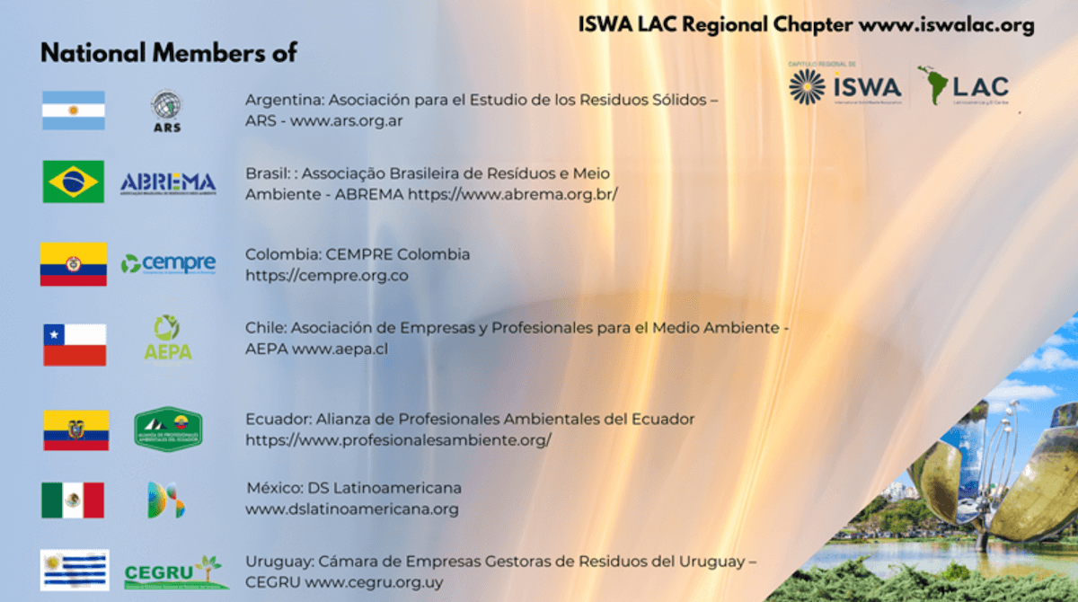 El <strong>Congreso Mundial ISWA</strong> es una reunión global que incluye sesiones plenarias de alto nivel, así como visitas técnicas y un programa sociocultural, donde profesionales de manejo de residuos, oficiales del gobierno, lideres de la industria, científicos, formuladores de políticas y jóvenes profesionales se reúnen para intercambiar puntos de vista, ideas y opiniones para aportar al conocimiento científico común enfocado al manejo de residuos y de la Economía Circular.<br>
