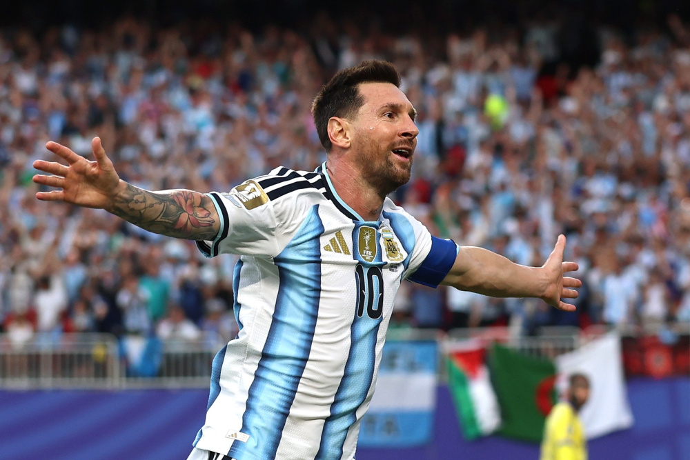 Lionel Messi en su partido número 200 con la Selección Argentina, Copa del Mundo 2026, Kansas City Stadium